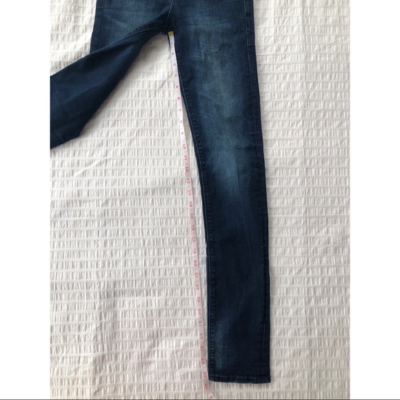 H&M Blue Denim Regular Waist Slim Cut Jeans - Picture 8 of 12